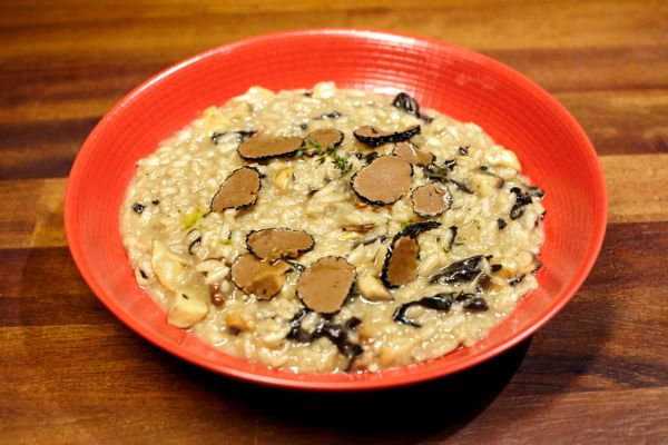 Risotto de trufa negra