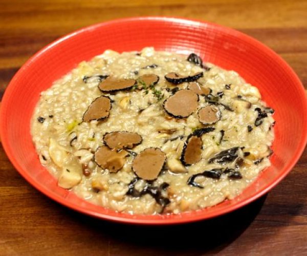Risotto de trufa negra
